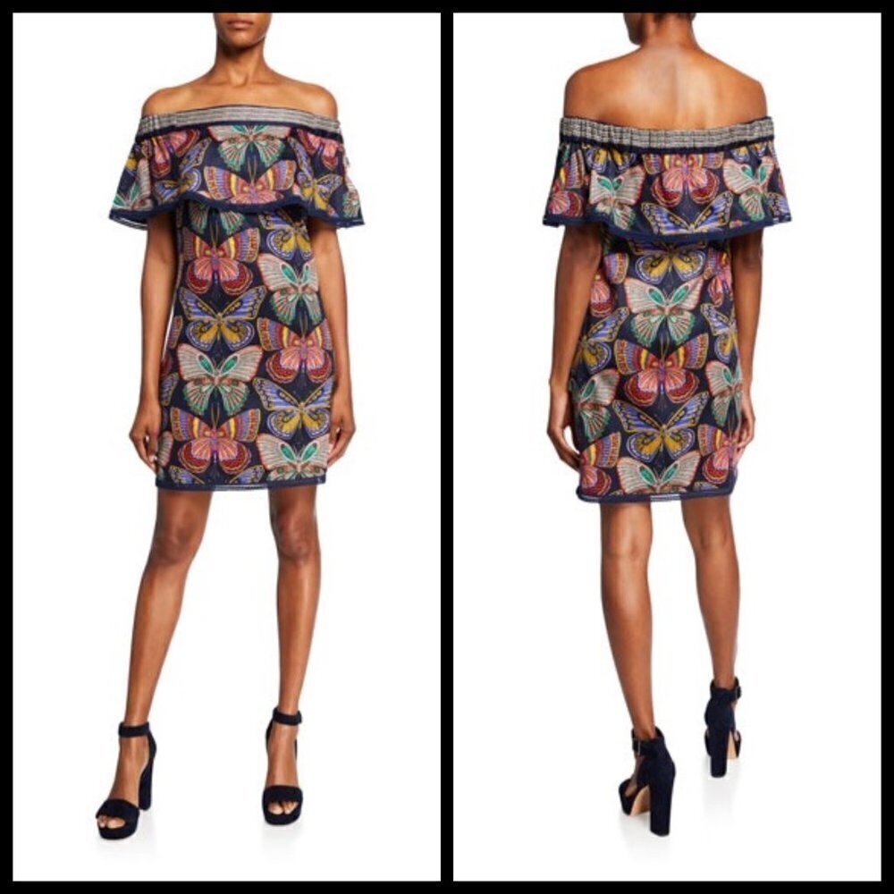 💕TRINA TURK💕 Welton Dress ~ Butterfly Print - Picture 1 of 14